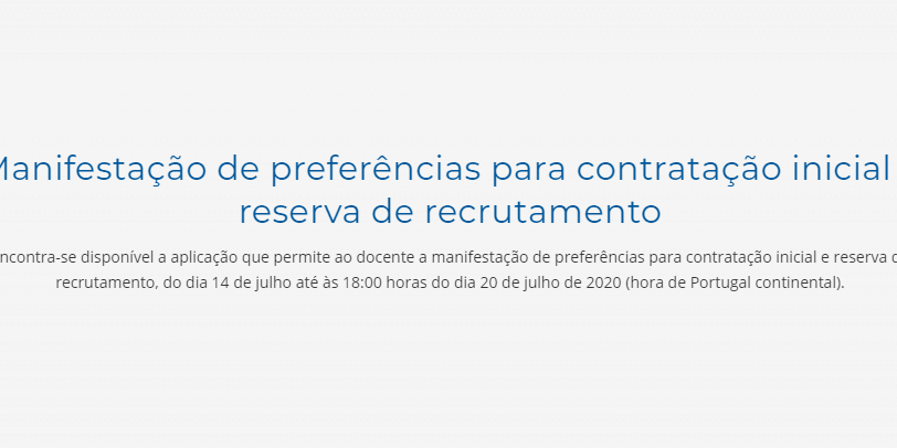 Manifestação de Preferências