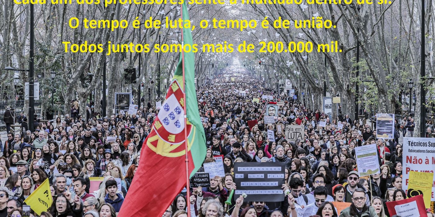 Manifestação de Professores